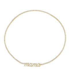 Custom Name Diamond Tennis Necklace