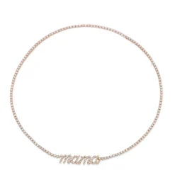 Custom Name Diamond Tennis Necklace