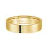 Damon Black Diamond Wedding Band