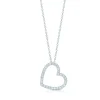 Dangling Diamond Heart Pendant