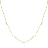 Dangling Marquise Drops Necklace