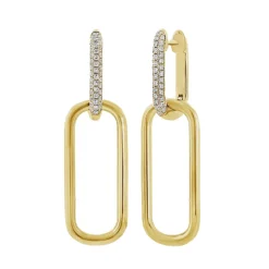 Dangling Open Loop Earrings