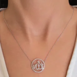 Diamond Allah Necklace