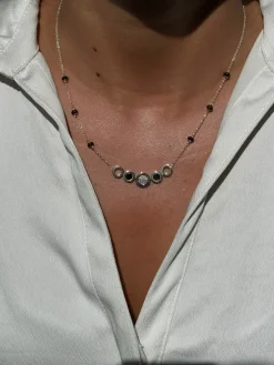 Diamond and Black Onyx Mangalsutra Necklace
