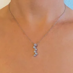 Diamond Droplet Necklace
