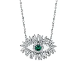 Diamond Evil Eye Necklace