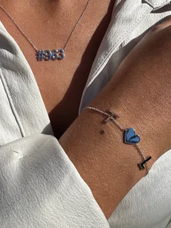 Diamond Initial Bracelet