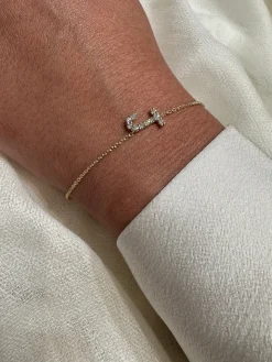 Diamond Initial Bracelet