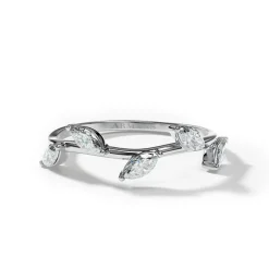 Diamond Leaf Ring