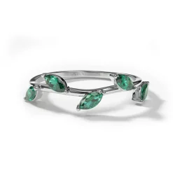 Diamond Leaf Ring
