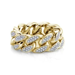Diamond Link Ring
