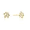 Diamond Paw Print Stud