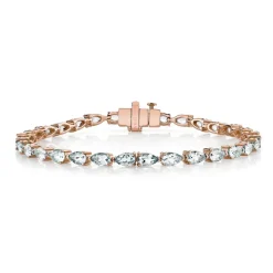 Diamond Pear Cut Bracelet