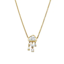 Diamond Rain Cloud Necklace