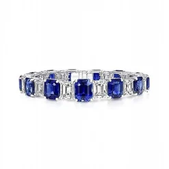 Diamond Sapphire Bracelet