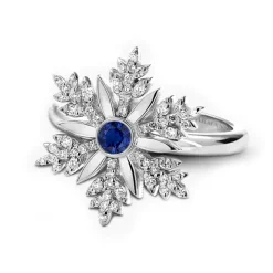 Diamond Snowflake Ring