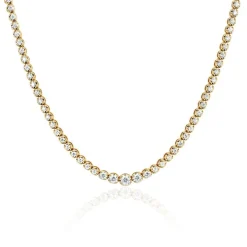 Diamond Tennis Choker Necklace
