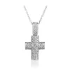 Double Row Diamond Cross