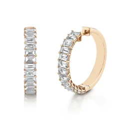 Eleanor Diamond Hoops