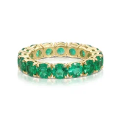Elissa Green Emerald Eternity Band