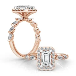 Elly Emerald Engagement Ring