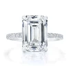 Emerald Allegra Lab Grown Engagement Ring