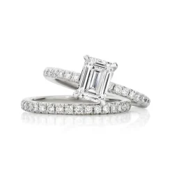 Emerald Allegra Lab Grown Engagement Ring