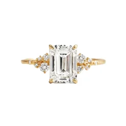 Emerald Aurora Engagement Ring