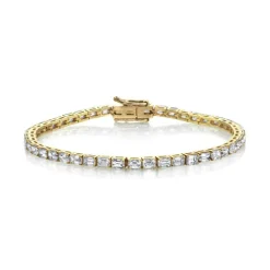 Emerald Diamond Tennis Bracelet