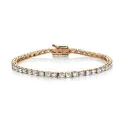 Emerald Diamond Tennis Bracelet