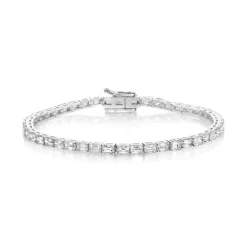 Emerald Diamond Tennis Bracelet
