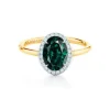 Emerald Kristina Engagement Ring