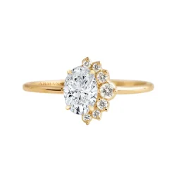 Enchanted Petal Diamond Engagement Ring