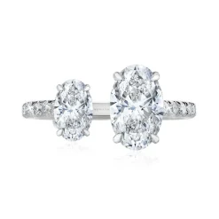 Enchantress Two Stone Split Engagement Ring