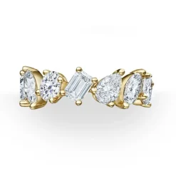 Entangled Mixed Diamond Eternity Ring