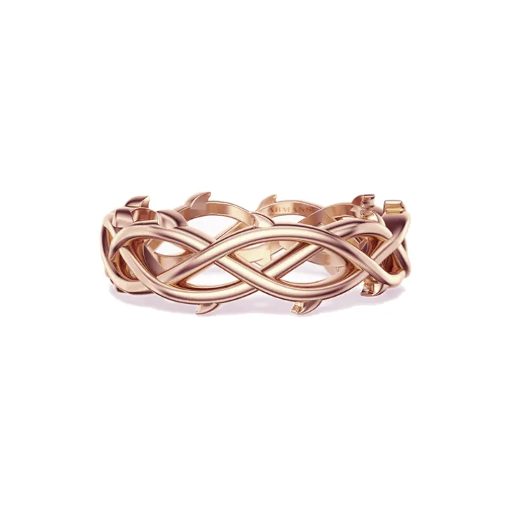 Entwined Thorn Wrap Ring