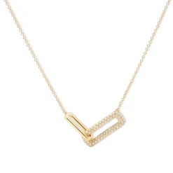 Eternity Rectangle Diamond Necklace