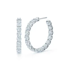 Evie Diamond Hoops