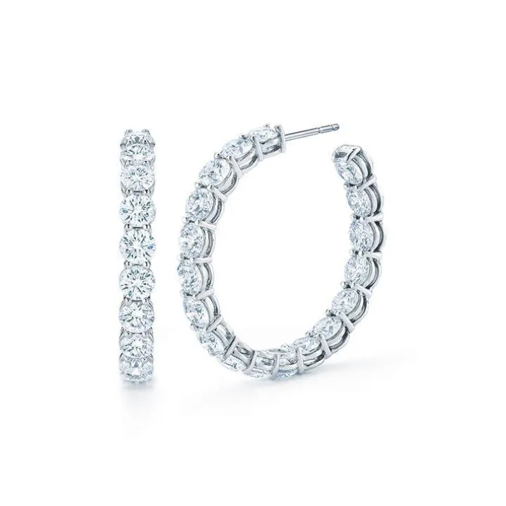 Evie Diamond Hoops