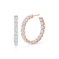 Evie Diamond Hoops