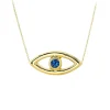 Evil Eye Bezel Necklace