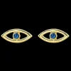 Evil Eye Bezel Studs