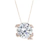 Fire Fly Round Diamond Necklace
