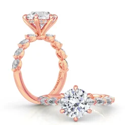 Fireball Lab Grown Engagement Ring