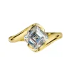 Fusion Asscher Engagement Ring