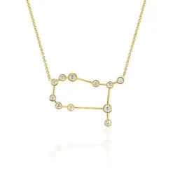 Gemini Diamond Constellation Necklace