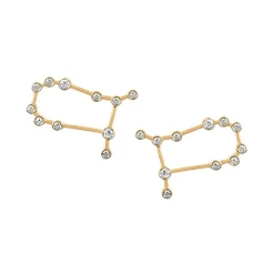 Gemini Diamond Constellation Studs
