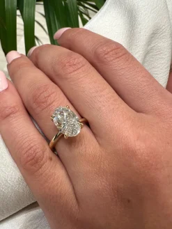 Golden Eternity Lab Grown Engagement Ring
