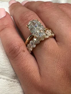 Golden Eternity Lab Grown Engagement Ring