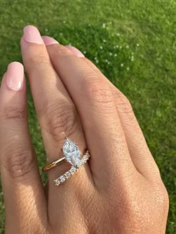 Halley's Comet Engagement Ring